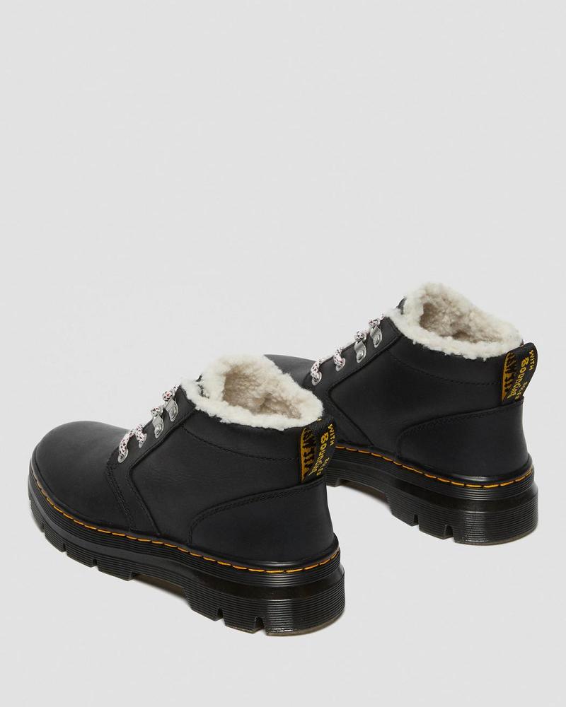 Black Women's Dr Martens Bonny Faux Shearling Lined Ankle Boots | CA 42VRW